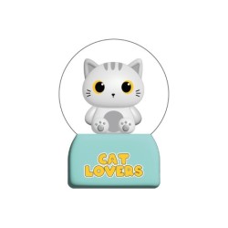 Globo de nieve WHITE CAT