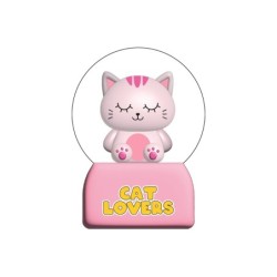 Globo de nieve PINK CAT