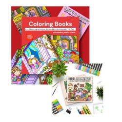 Llibro de moda RRSS para colorear Girl Moments 48 páginas SEP-2025