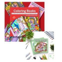 Llibro de moda RRSS para colorear Little Corner 48 páginas SEP-2025