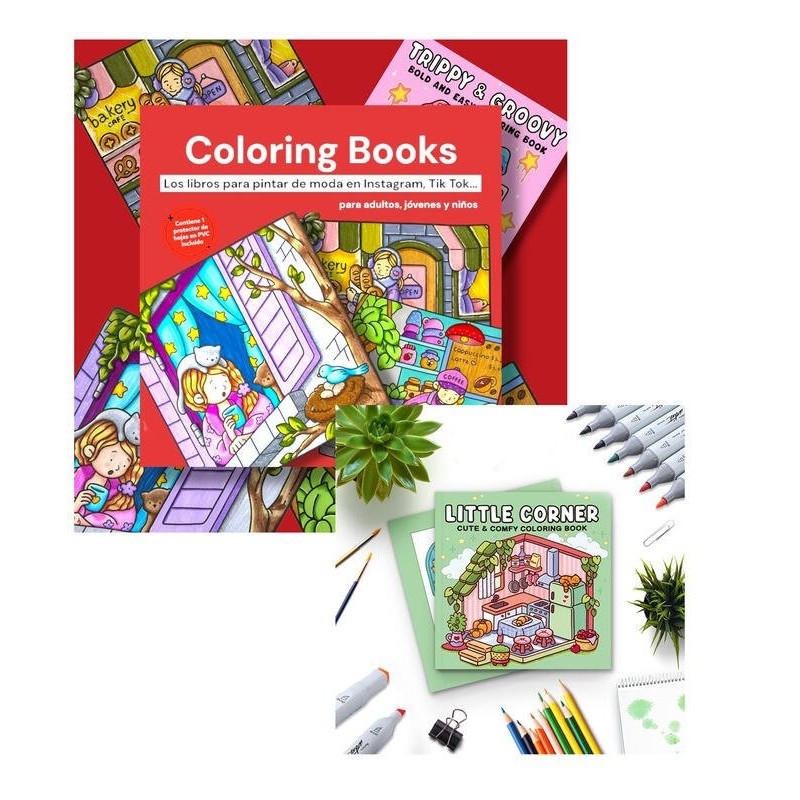 Llibro de moda RRSS para colorear Little Corner 48 páginas SEP-2025 Llibro de moda RRSS para colorear Little Corner 48 páginas SEP-2025