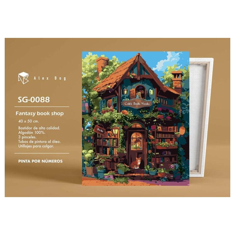 Pintar por números Fantasy Book Shop SEP-2025 Pintar por números Fantasy Book Shop SEP-2025