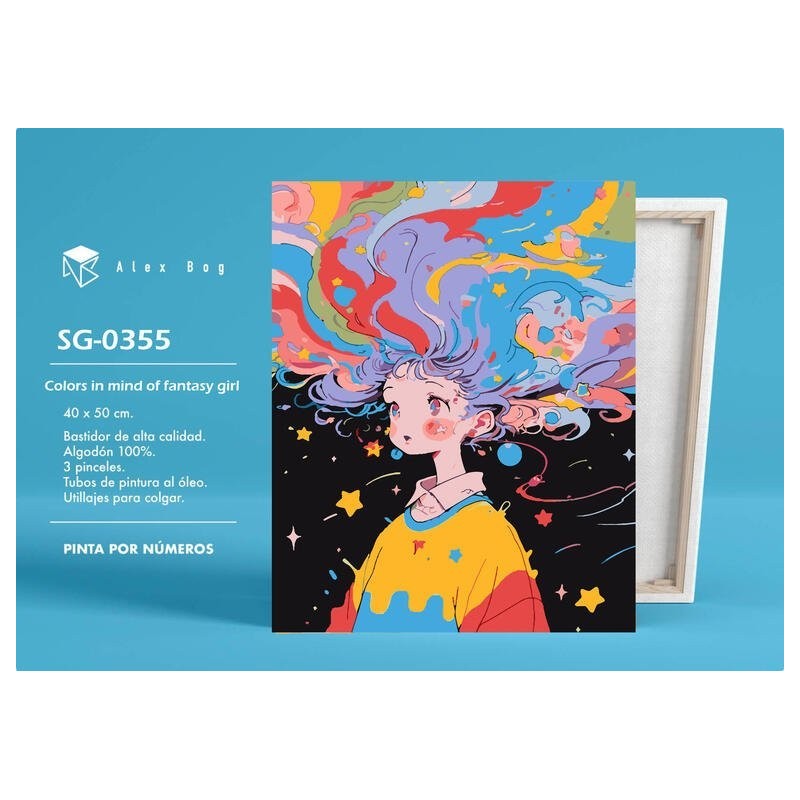 Pintar por números Colors in Mind of Fantasy Girl SEP-2025 Pintar por números Colors in Mind of Fantasy Girl SEP-2025