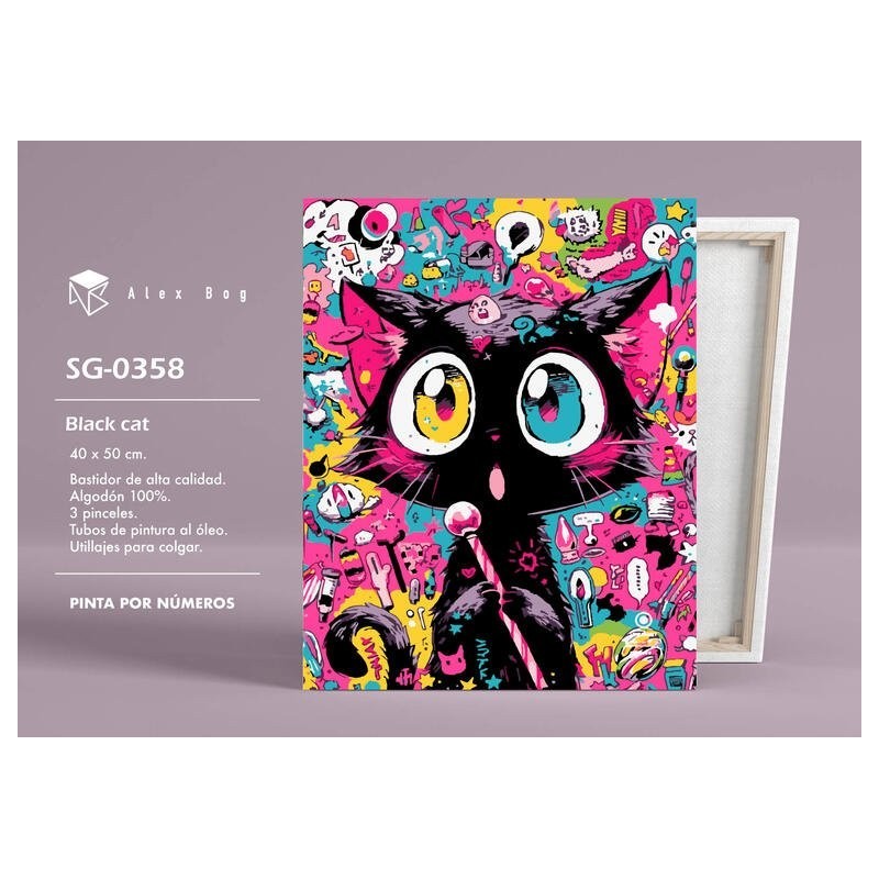 Pintar por números Black Cats SEP-2025 Pintar por números Black Cats SEP-2025