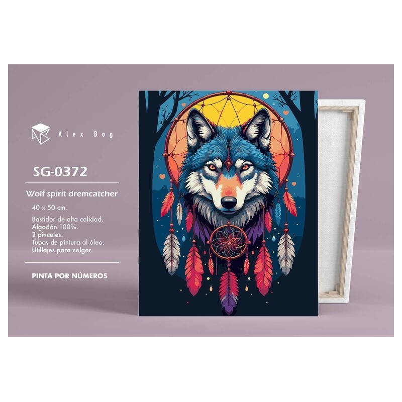 Pintar por números Wolf Spirit Dreamcatcher SEP-2025 Pintar por números Wolf Spirit Dreamcatcher SEP-2025