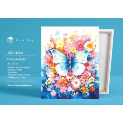 Pintar por números Fantasy Butterfly SEP-2025