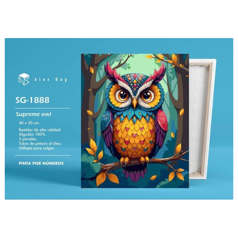 Pintar por números Supreme Owl SEP-2025 Pintar por números Supreme Owl SEP-2025