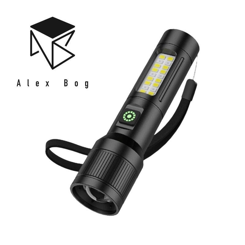 Linterna aluminio multifunción negra SEP-2025 Linterna aluminio multifunción negra SEP-2025