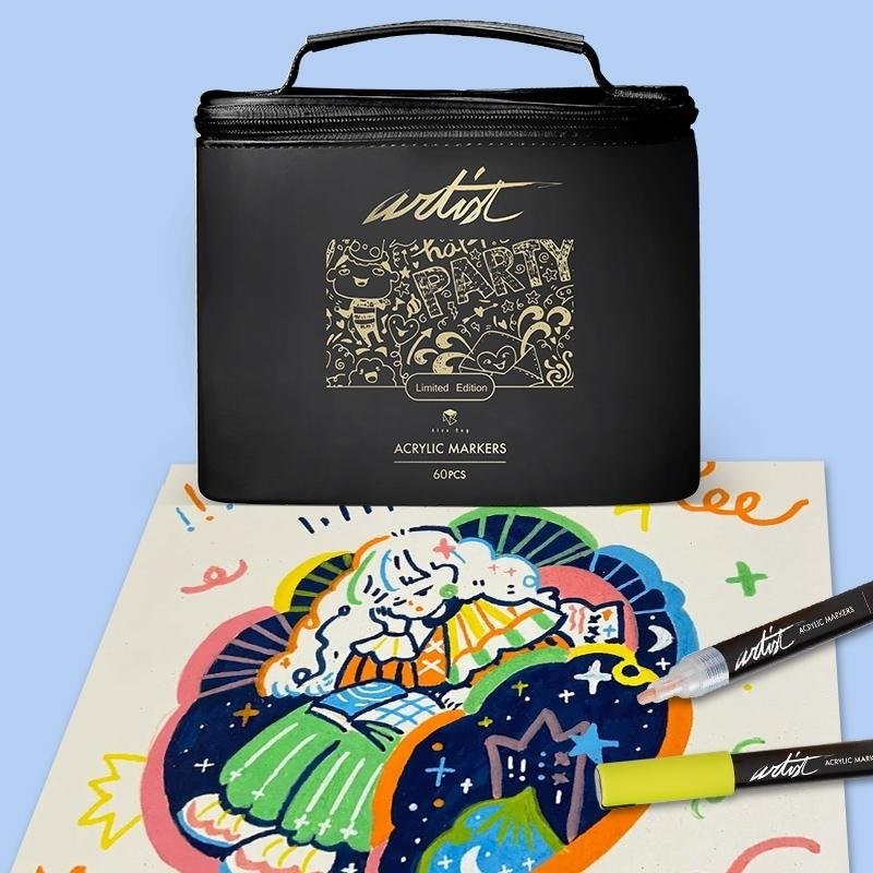 Estuche acrílicos gama Artist organizador 60 colores OCT-2025 Estuche acrílicos gama Artist organizador 60 colores OCT-2025