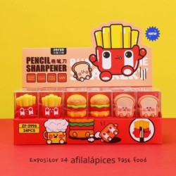 Exp.24 afilalápices Fast Food 3 modelos JUL-2025