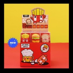 Exp.24 gomas 3D Fast Food 3 modelos JUL-2025