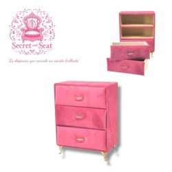 Mini cajonera Secret & Seat joyero pink SEP-2025