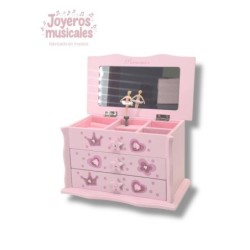 Joyero musical madera grande Pink Queen SEP-2025