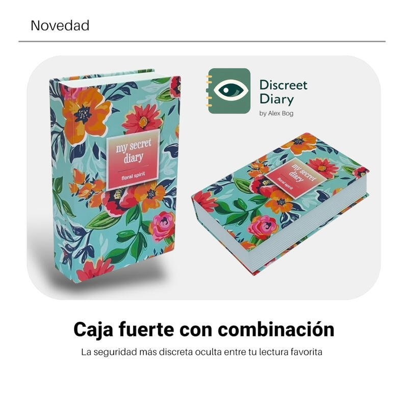 Caja fuerte con combinación Floral Spirit SEP-2025 Caja fuerte con combinación Floral Spirit SEP-2025