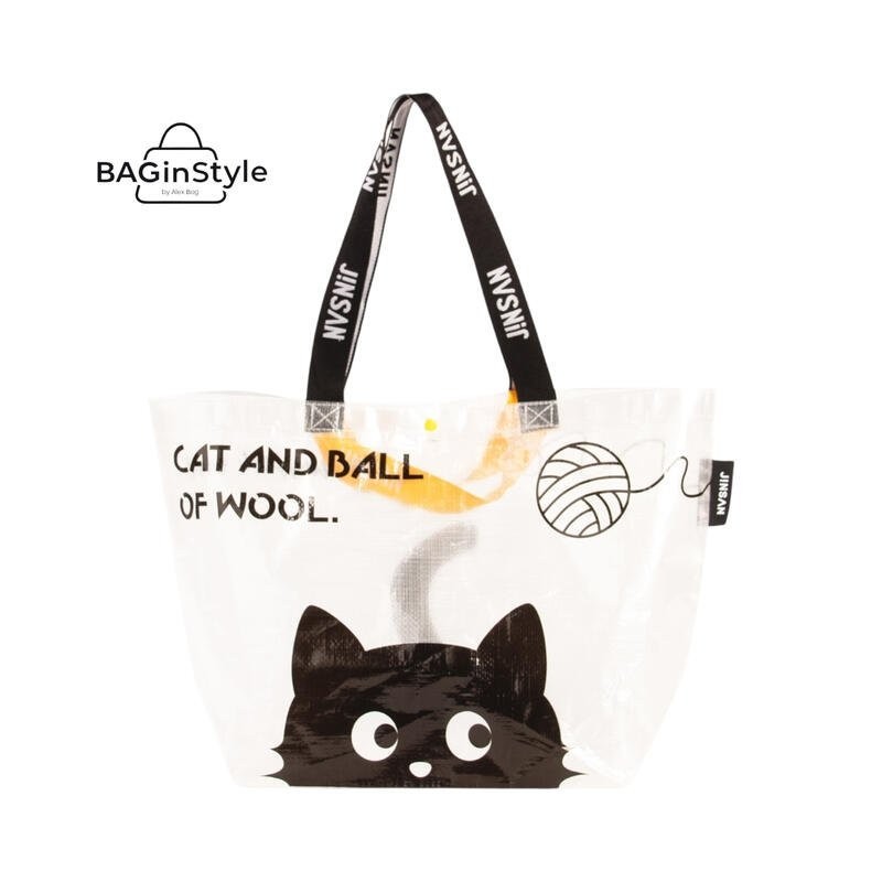 PP Woven Bag grande Cat and Ball of Wool SEP-2025 PP Woven Bag grande Cat and Ball of Wool SEP-2025
