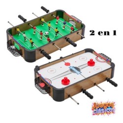 Juego sobremesa 2 en 1 Fútbol,Air Jockey OCT-2025