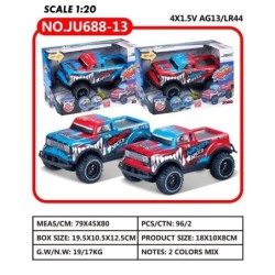 Coche fricción tipo Pick Up,2 colores OCT-2025