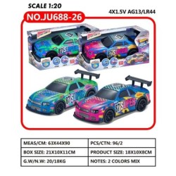 Coche fricción tipo Indycar,2 colores OCT-2025