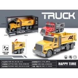 Camión 3 ejes Construcción luz y sonido,2 colores OCT-2025