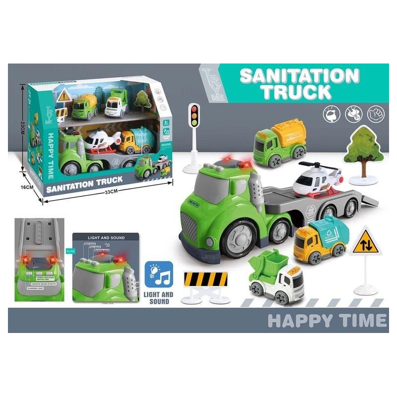 Camión Sanitation Truck con complementos luz y sonido OCT-2025 Camión Sanitation Truck con complementos luz y sonido OCT-2025
