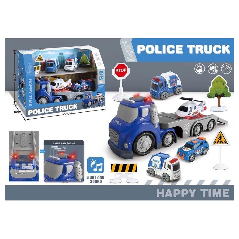 Camión Police Truck con complementos luz y sonido OCT-2025 Camión Police Truck con complementos luz y sonido OCT-2025