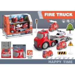 Camión Fire Truck con complementos luz y sonido OCT-2025