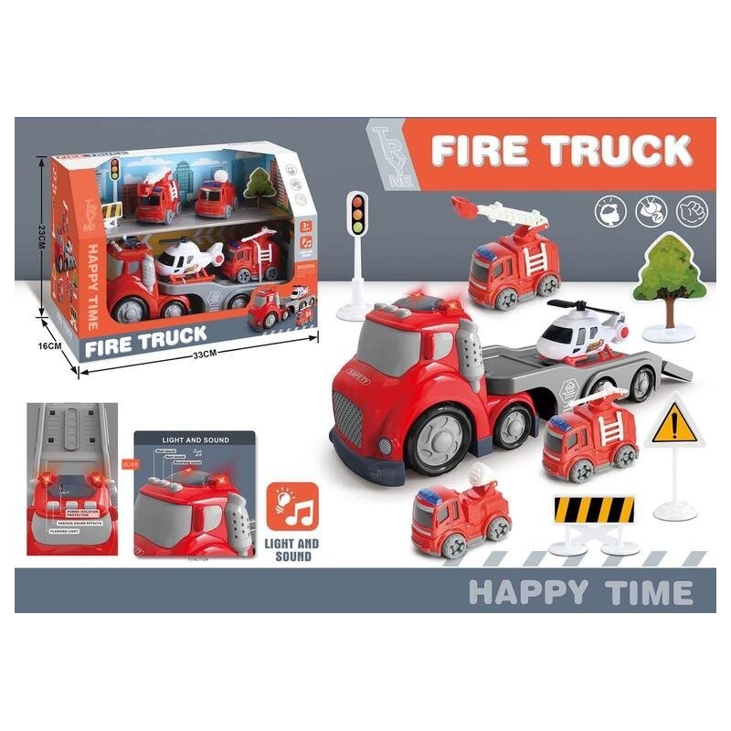 Camión Fire Truck con complementos luz y sonido OCT-2025 Camión Fire Truck con complementos luz y sonido OCT-2025