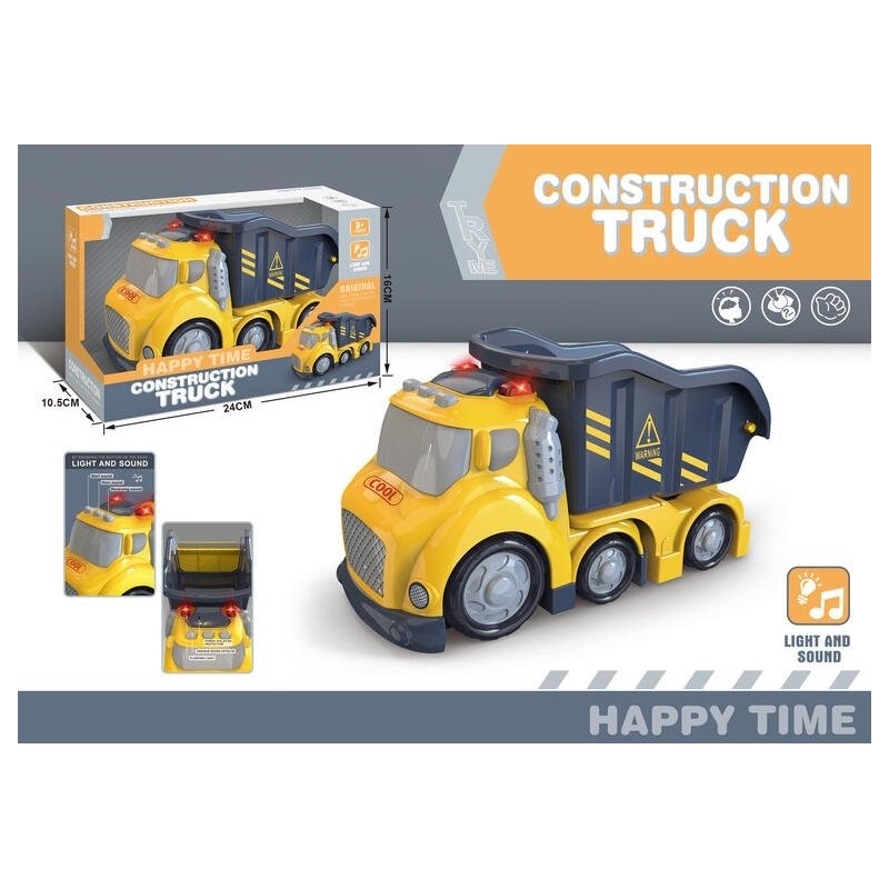 Camión construcción truck basculante luz y sonido OCT-2025 Camión construcción truck basculante luz y sonido OCT-2025