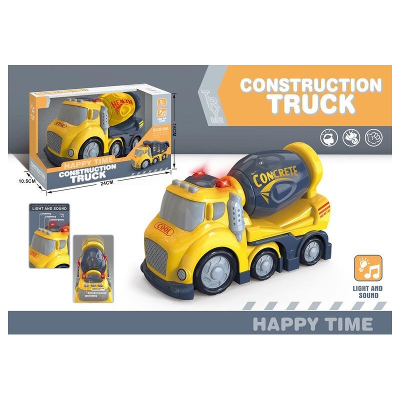 Camión construcción truck cementero luz y sonido OCT-2025 Camión construcción truck cementero luz y sonido OCT-2025