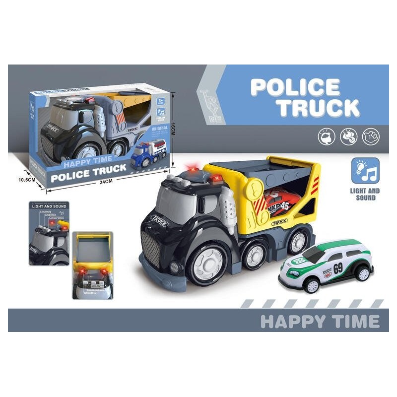 Camión Police Truck con luz y sonido OCT-2025 Camión Police Truck con luz y sonido OCT-2025