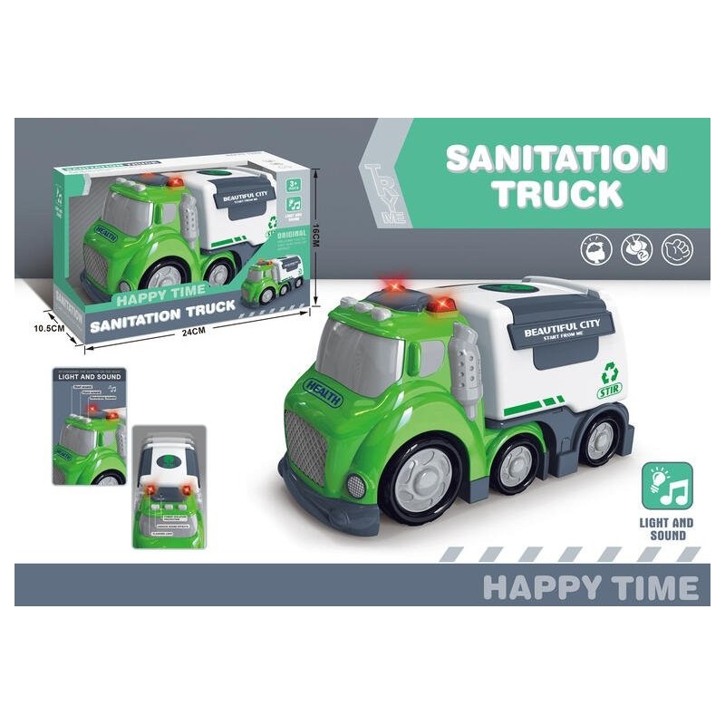 Camión Sanitation truck luz y sonido OCT-2025 Camión Sanitation truck luz y sonido OCT-2025