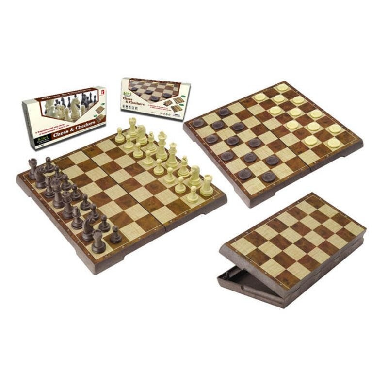 Juego sobremesa 2 en 1 Ajedrez/Damas OCT-2025 Juego sobremesa 2 en 1 Ajedrez/Damas OCT-2025