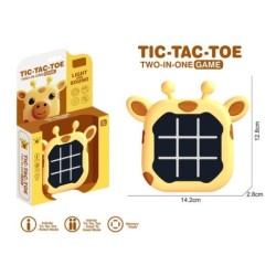 Juego Tic Tac Toe 2 en 1Jiraffe luz y sonido OCT-2025