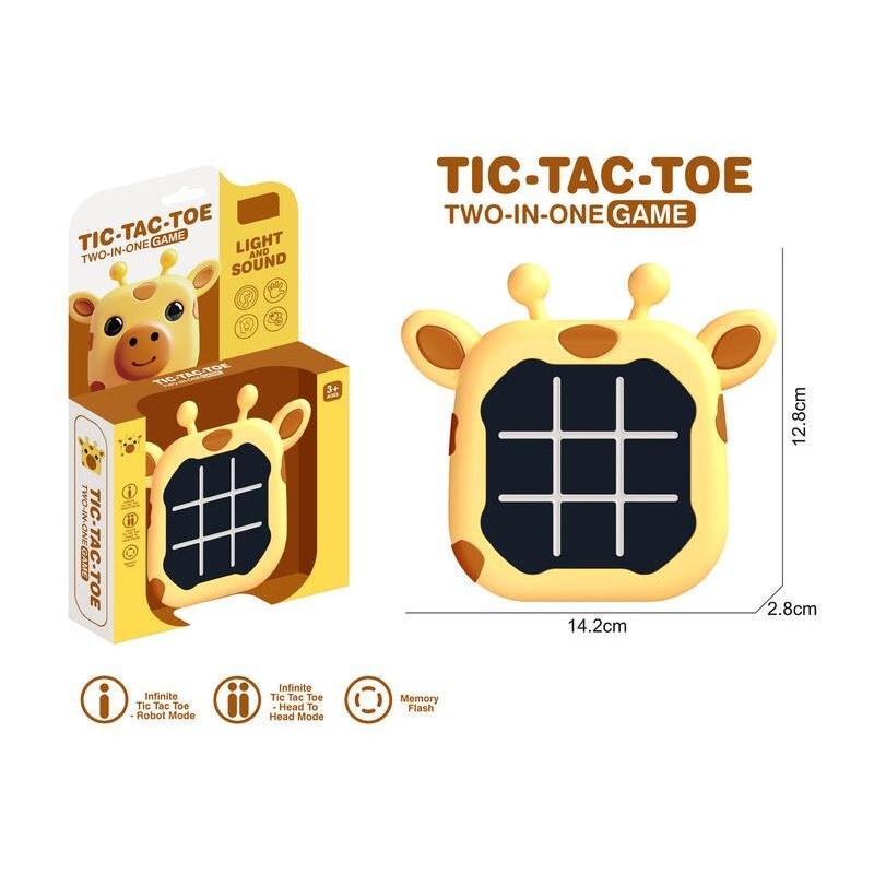 Juego Tic Tac Toe 2 en 1Jiraffe luz y sonido OCT-2025 Juego Tic Tac Toe 2 en 1Jiraffe luz y sonido OCT-2025