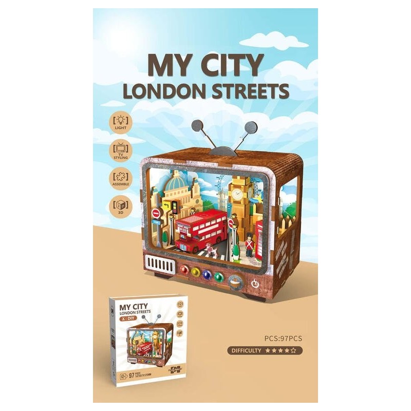 Puzzle madera 97 piezas My City London OCT-2025 Puzzle madera 97 piezas My City London OCT-2025