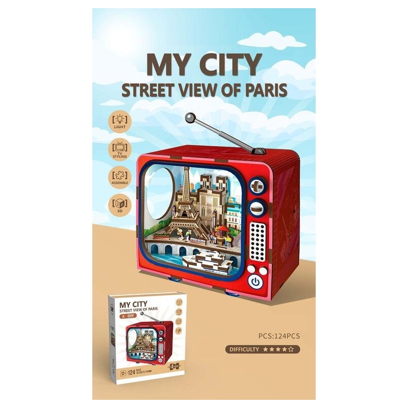 Puzzle madera 124 piezas My City Paris OCT-2025 Puzzle madera 124 piezas My City Paris OCT-2025