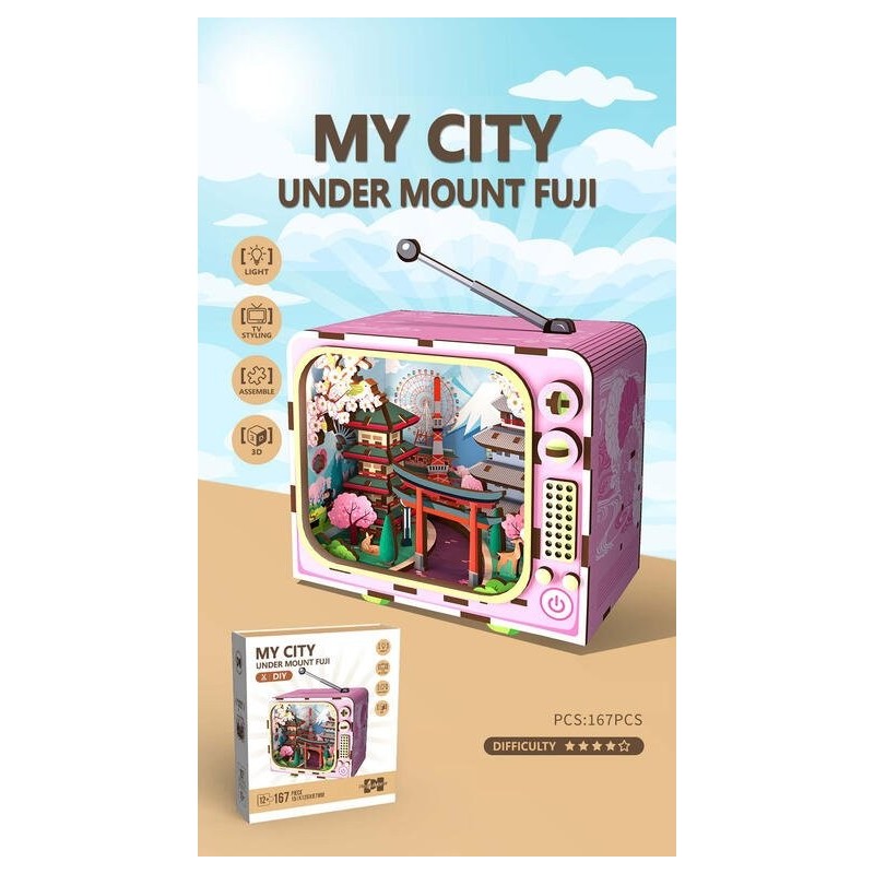 Puzzle madera 167 piezas My City Mount Fuji OCT-2025 Puzzle madera 167 piezas My City Mount Fuji OCT-2025