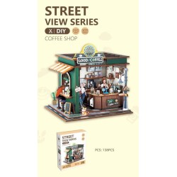 Puzzle madera 138 piezas street Cofee Shop OCT-2025