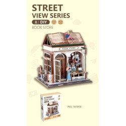 Puzzle madera 161 piezas street Book Shop OCT-2025