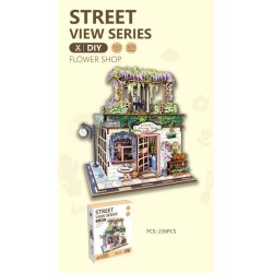 Puzzle madera 238 piezas street Flower Shop OCT-2025