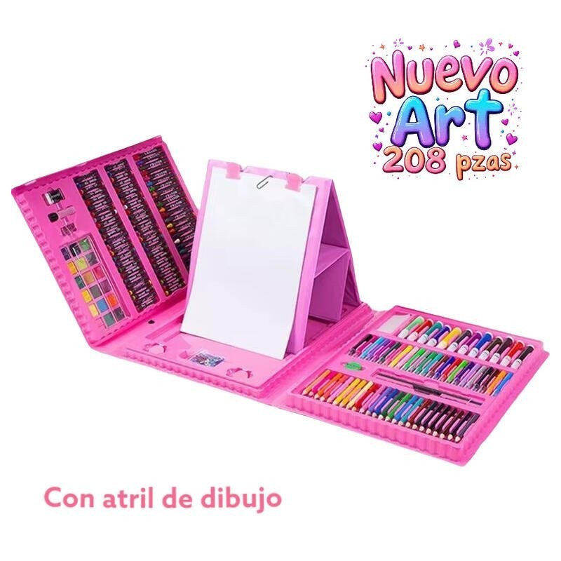 MEGA SET 208 PZAS.ATRIL DIBUJO ROSA OCT-2025 MEGA SET 208 PZAS.ATRIL DIBUJO ROSA OCT-2025