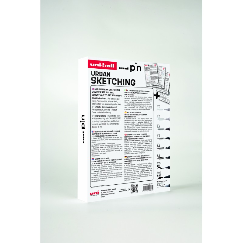 PIN SET 8P URBAN SKETCHING STARTER KIT - NO3 PIN SET 8P URBAN SKETCHING STARTER KIT - NO3