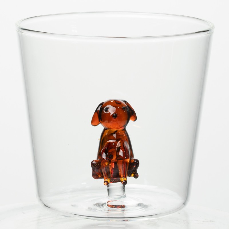 Vaso In-Glass Perro marron Vaso In-Glass Perro marron