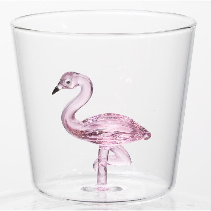 Vaso In-Glass Flamingo Vaso In-Glass Flamingo