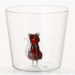 Vaso In-Glass Gato marron