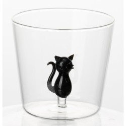 Vaso In-Glass Gato negro