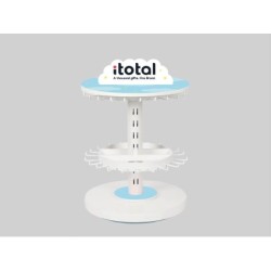 Expositor de sobremesa giratorio para llaveros Expositor de sobremesa giratorio para llaveros