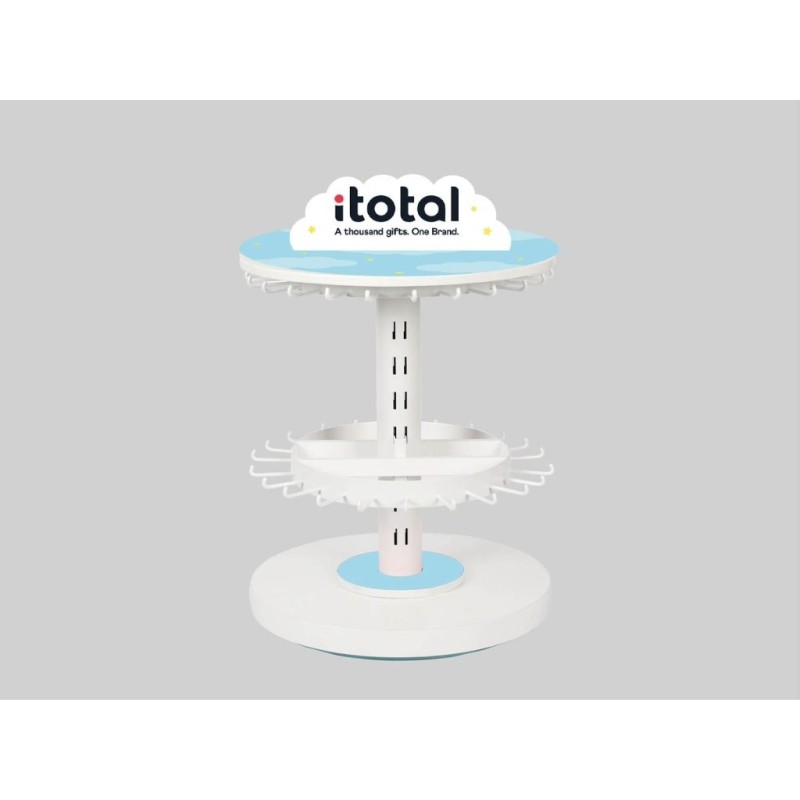 Expositor de sobremesa giratorio para llaveros Expositor de sobremesa giratorio para llaveros