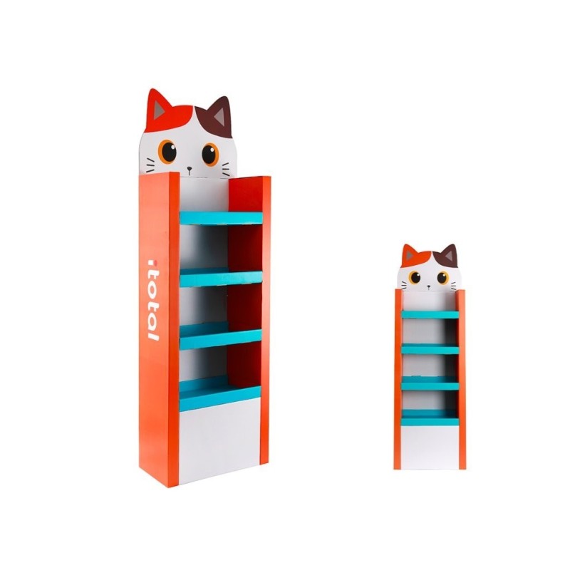 Expositor de suelo para estuches de silicona Expositor de suelo para estuches de silicona