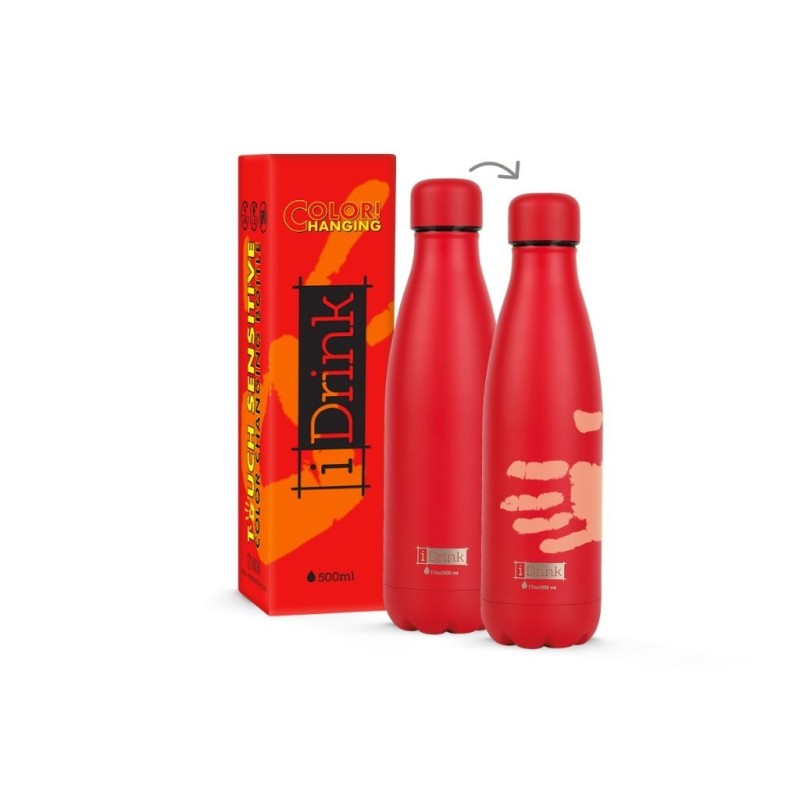 Botella Térmica 500 ml CHANGE COLOR rojo Botella Térmica 500 ml CHANGE COLOR rojo